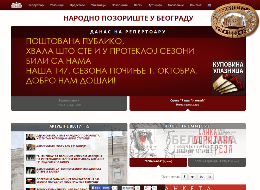 Narodno pozoriste u Beogradu